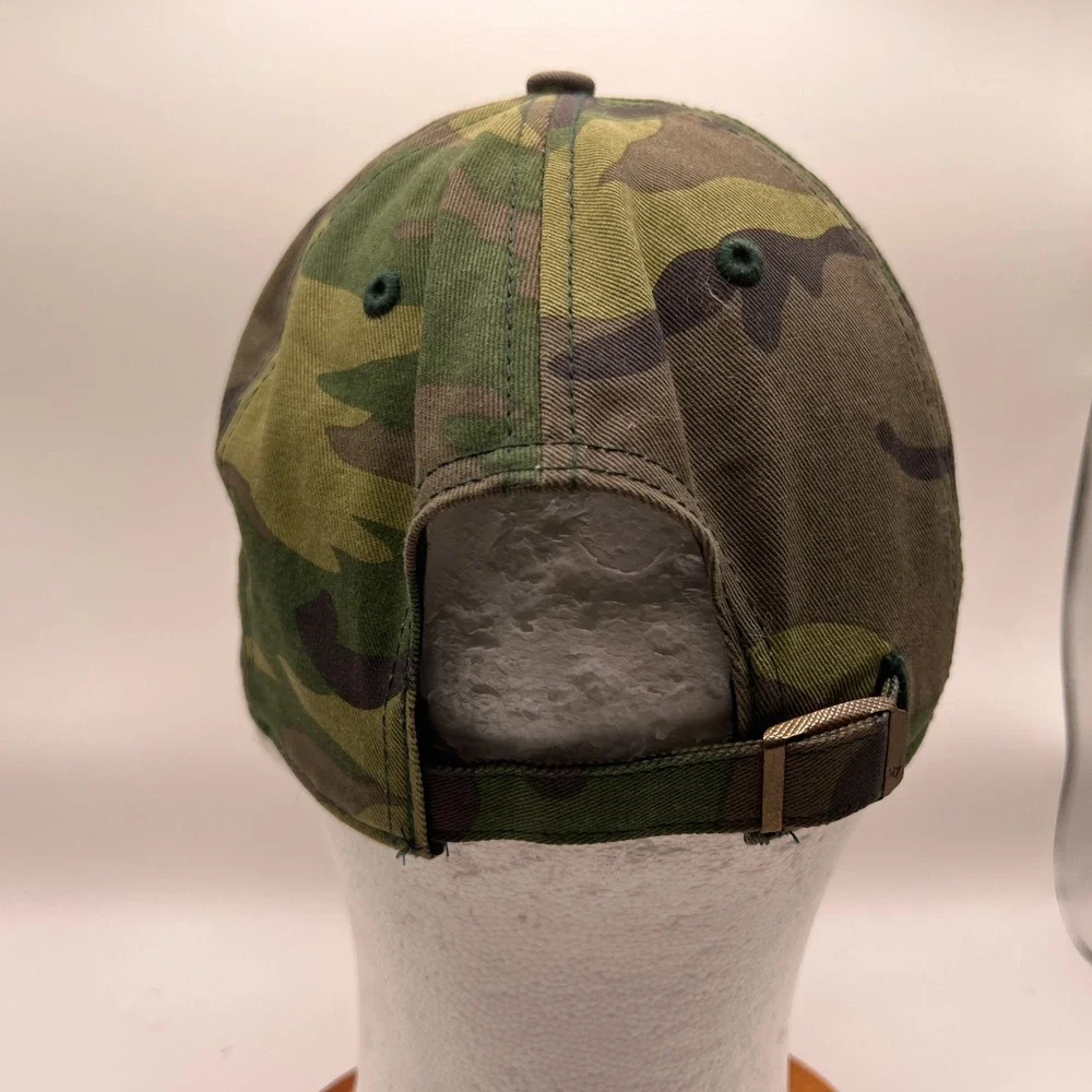 Golden State Warriors 47 Brand Camo Adjustable Hat NBA Baseball Cap Camouflage